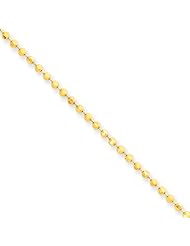 1.9mm, 14 Karat Yellow Gold, Diamond-Cut Ball Chain - 30 inch
