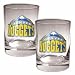 Denver Nuggets 2 Piece Rocks Glass Set
