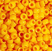 JOLLY STORE Crafts Goldenrod Pony Beads 9x6mm 500pc