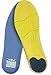 Impacto Anti-Fatigue Insole, Men's Size 8-9, Yellow and Blue