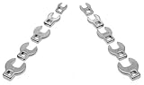 Powerbuilt 640830 3/8-Inch Drive Crowfoot Wrench Set, 10-Piece [並行輸入品]