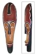 Wood mask, 'Fang Harvest Deity' Wood mask, 'Fang Harvest Deity'