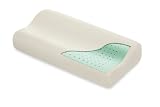 HoMedics Contoured Comfort Premium Grade Memory Foam Pillow with Jacquard Cover and SilverGuard and CoolCore, Extra Large