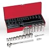 Klein Tools 65508 20-Piece 3/8-Inch Drive Socket Wrench Set