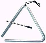 Hohner 6 Aluminum Triangle with Striker & Holder