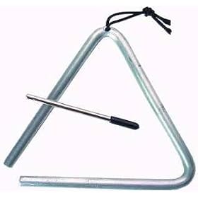 Hohner 6" Aluminum Triangle with Striker & Holder