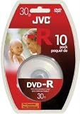 JVC VDR14N10SP 1.4 GB MINI DVD-R, 10-CT SPINDLE