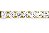11.20 Ct Round E/F VS Certified Natural Diamond Tennis Bracelet in 14KY