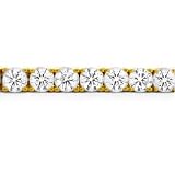 11.20 Ct Round E/F VS Certified Natural Diamond Tennis Bracelet in 14KY