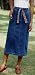 Stretch Denim Skirt