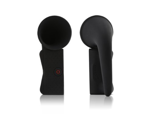 PORTABLE AMP FOR IPHONE HORN STAND BLACK (PORTABLE AUDIO/CELLULAR ACCESSORIES)