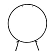 Gong Stand, Metal (23" Holding Size)