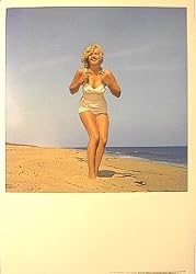 MARILYN MONROE ON BEACH GIANT PHOTO PRINT NEW - 20x28 POSTER