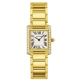 Cartier Tank Francaise 18kt Yellow Gold Diamond Ladies Watch WE1001R8 by Cartier