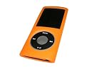 ORANGE Silicone Skin Case Cover for Apple iPod Nano 4th Gen Generation 4G new Nano-Chromatic 4GB, 8GB & 16GB + Screen Protector & Lanyard