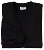 NEW Hanes Beefy-T - 100% Cotton Long Sleeve T-Shirt Black-3XL