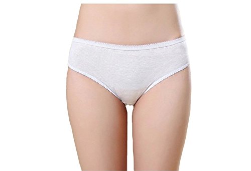 DREAMY Women Cotton Disposable Regular Underwear Briefs Travel Lingerie 5pcs