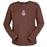 LIFE IS GOOD WOMENS LONG SLEEVE HOT COFFEE MUG CRUSHER TEE SHIRT