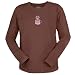 LIFE IS GOOD WOMENS LONG SLEEVE HOT COFFEE MUG CRUSHER TEE SHIRT