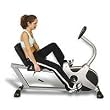 Yukon Fitness - EZR 02 - Recumbent Exercise Bike Professional Home Exercise Machine - Black & Silver -