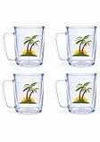 Tervis Tumblers - Sunset - 17 oz Mugs - set of 4