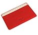 J. Fold Flat Leather Wallet Red & Ivory