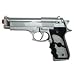 9mm Style Silver Airsoft BB Pistol