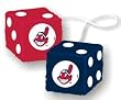 Cleveland Indians Fuzzy Dice - Baseball Sports Merchandise