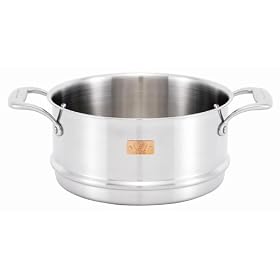 Marco Pierre White Stainless Steel with Copper Base 20cm Steamer Insert