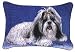 Shih Tzu Dogs Tapestry Couch Pillow.