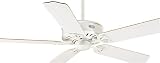 Hunter 23253 The Paramount XP Satin White Traditional Ceiling Fan 54 Blade Span