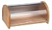 Küche & Haushalt : EMSA SCANDIC Rollbrotkasten, 44 cm Buche/chrom