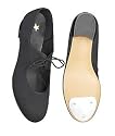 Black Canvas Tap Shoes Low Heel