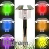 6 Multi Color Garden Solar Landscape Li