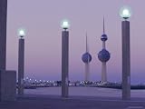 Water Towers, Kuwait City, Kuwait, Middle East Photographic Poster Print by Peter Ryan, 18x24