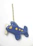 Ceiling Fan Pull Chain: Blue Airplane