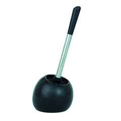 Wenko Keramik WC Garnitur Polaris black schwarz Bad Accessoires