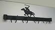 Wrought Iron 4 Bridle Rack with Cutout Wrought Iron 4 Bridle Rack with Cutout