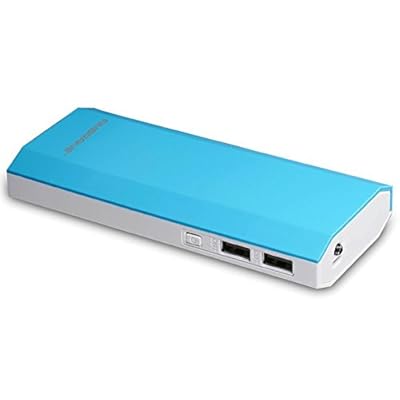 Ambrane P-1111 10000mAH Power Bank (White-Blue)
