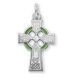 Sterling Silver Celtic Cross and 18-inch Chain