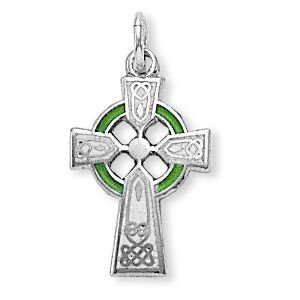 Sterling Silver Celtic Cross and 18-inch Chain