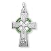 Sterling Silver Celtic Cross and 18-inch Chain