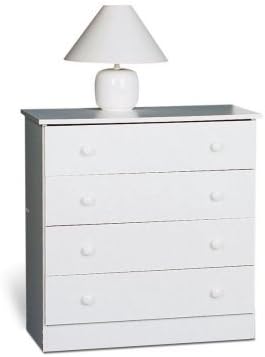 Prepac White Edenvale 30 Inch 4-Drawer Chest