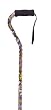 Essential Medical Supply Designer Offset Handle Cane, Butterfly