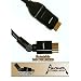 Aurum High Speed 360 Degree Rotating HDMI Cable with Ethernet (12 FT) Supports 3D & Audio Return Channel - Full HD [Latest Version] - 12 Feet