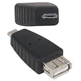 Micro USB Male to USB A Female Adapter
