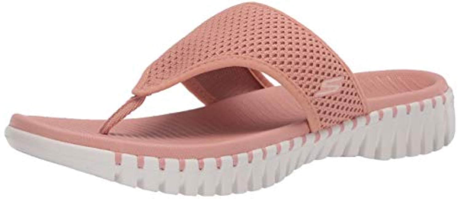 Skechers Women's GO Walk SMART-140055 Flip-Flop, Rose, 5 Medium US | eBay