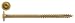 Screw Products, Inc. HDB312 No 10 X Heavy Duty Bronze Star Exterior Use Star Drive Wood Screws