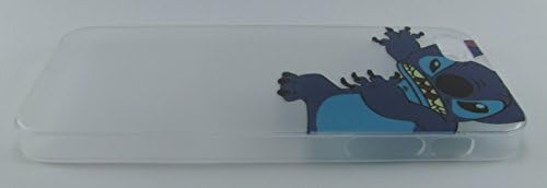 iPhone 5S / iPhone 5 Case - Disney Stitch With Apple Logo -Stylish Lightweight Ultra Thin Case-High Quality Graphic Image-Risk Free Extended 1 Year Warranty!