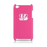 NFL Cincinnati Bengals Varsity Jacket Hardshell Case for iPod Touch 4G, Pink, 4.4x2.4-Inch